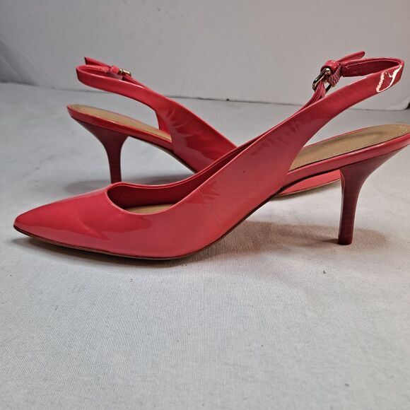 Coach Zarya Slingback Heels Womens 8.5B Pink Pointed Toe - Picture 5 of 14
